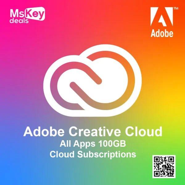 Adobe Creative Cloud All apps 100 GB Cloud Subscriptions