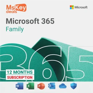 Microsoft Office 365 Family – 12 Months Subscription