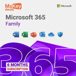 Microsoft Office 365 Family – 6 Months Subscription