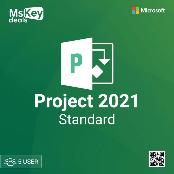 Microsoft Project 2021 Standard 5 user