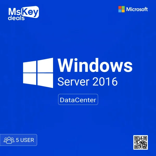 Microsoft Windows server 2016 datacenter 5 user